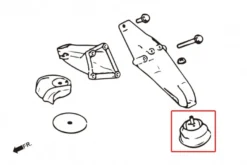 BMW E36 / E46 / Z3 / Z4 Förstärkta Motorfästen (Street-version) Hardrace
