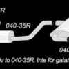 BMW 3er/M3 Serie E36 3C+3/C+3B+3/BRostfritt Sportavgassystem Catback TA Technix