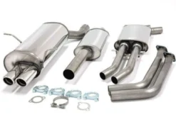 BMW 3er Serie E46 346L+346C 1997-2001 Rostfritt Sportavgassystem Catback TA Technix