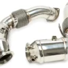 BMW F07/F10/F11 / F12,F13,F14 / F01/F02/F03 / X5 E70 / X6 E71 N63-Motor 2008-2012 Downpipe Utan Katalysator TA Technix