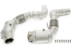 BMW F07/F10/F11 / F12,F13,F06 / F01,02,F03 / X5 F15 / X6 F16 N63N-Motor 2013-2018 Downpipe Med Katalysator TA Technix