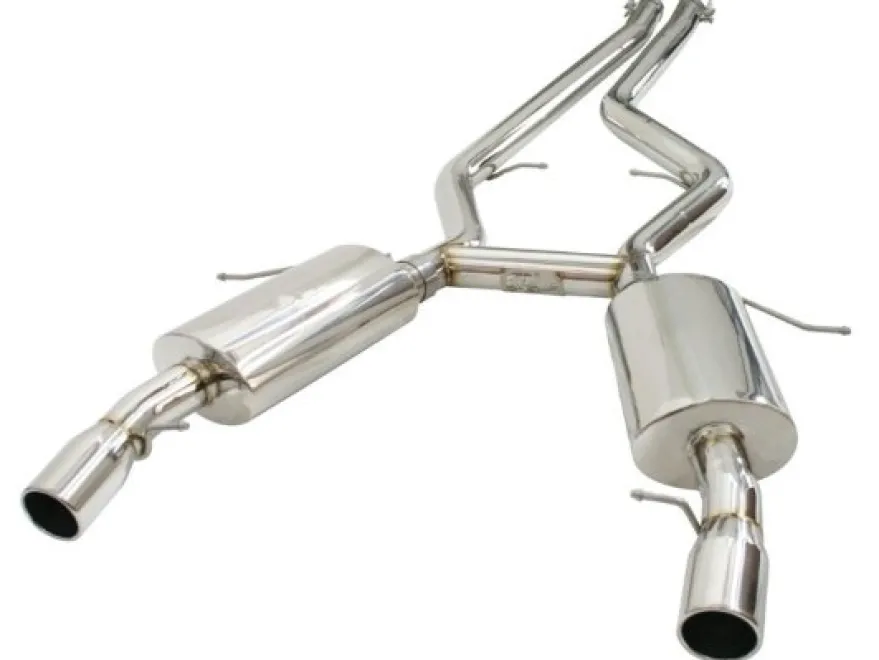 BMW 335i (E90/92) 2007-2010 L6-3.0L (t) N54 MACHForce XP Sportavgassystem Cat-Back SS-304 aFe Power