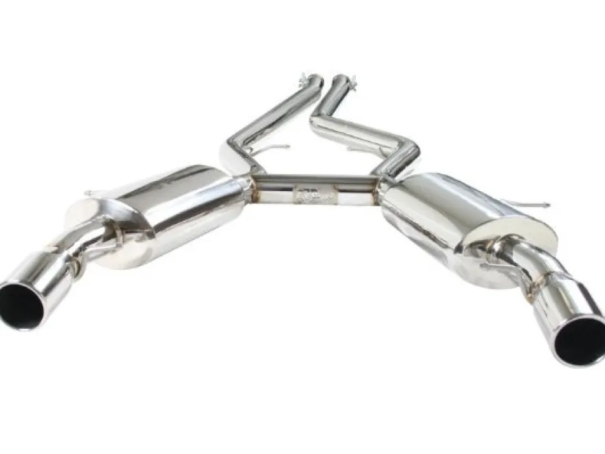 BMW 335i (E90/92) 2007-2010 L6-3.0L (t) N54 MACHForce XP Sportavgassystem Cat-Back SS-304 aFe Power