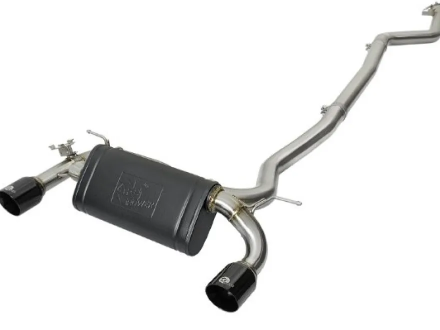 BMW 340i (F30/34) / 440i (F32/33/36) 2016-2020 3.0L (t) B58 MACHForce XP Cat-Back Sportavgassystem aFe Power - Svarta Utblås