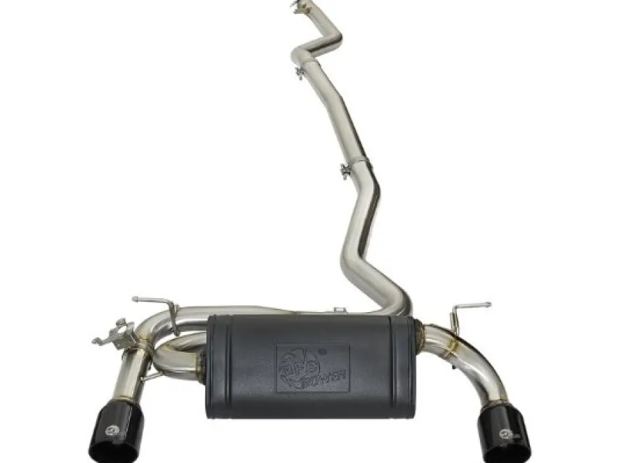 BMW 340i (F30/34) / 440i (F32/33/36) 2016-2020 3.0L (t) B58 MACHForce XP Cat-Back Sportavgassystem aFe Power - Svarta Utblås