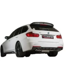 BMW 320i (F30 LCI /F31 LCI) Sedan / Touring 2015-2019 Med OPF Quad Exit Bakre Ljuddämpare M3-Style Cobra Sport