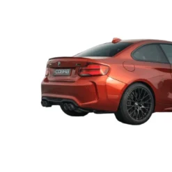 BMW M2 Competition 2018-2022 3 Kolfiber Ljuddämpare Delete Axleback Sportavgassystem Cobra Sport