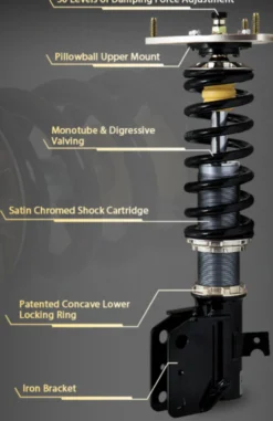 BMW M3 E92 (Ej EDC) 08+ Coilovers BC-Racing DS Typ DA