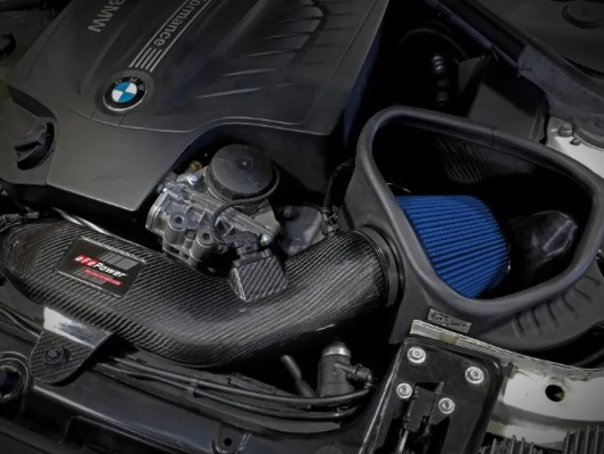 BMW M2 (F87) 2016-2018 3.0L (t) N55 Track Series Kolfiber Insugskit Sportluftfilter Pro 5R aFe Power