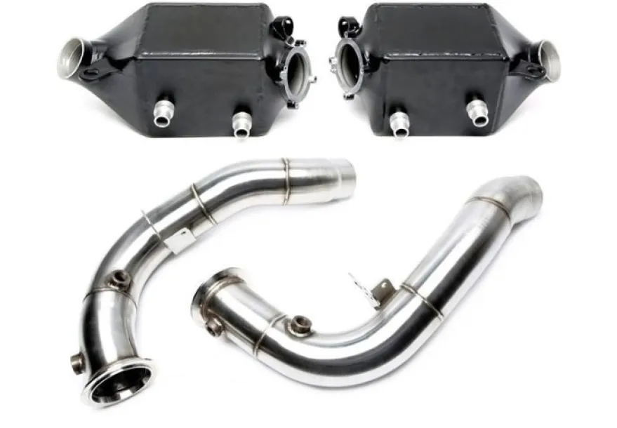 BMW M5 F10 / M6 F06 2010-2017 Downpipe & Intercooler-kit TA Technix