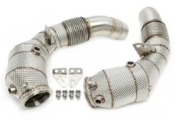 BMW M5 F10/ M6 F12/F13/F06 S63 B44 Motor 2012-2018 Downpipe Med Katalysator & Värmeskydd TA Technix