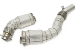 BMW M2 F87 / M3 F80 / M4 F82/F83 S55-Motor 2014-2020 Downpipe Med Katalysator & Värmeskydd TA Technix