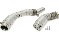 BMW M2 F87 / M3 F80 / M4 F82/F83 S55-Motor 2014-2020 Downpipe Med Katalysator & Värmeskydd TA Technix