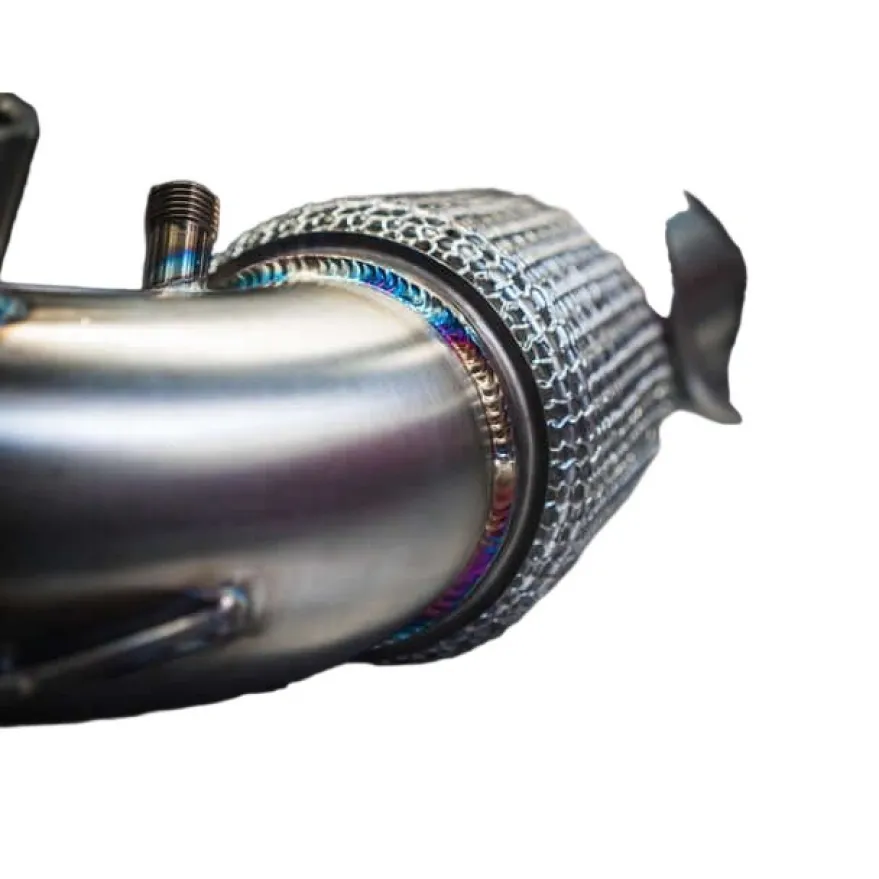 BMW M135i (F40) 2019+ 3 Downpipe De-Cat/Sportkatalysator Till PPF-Back Sportavgassystem Cobra Sport