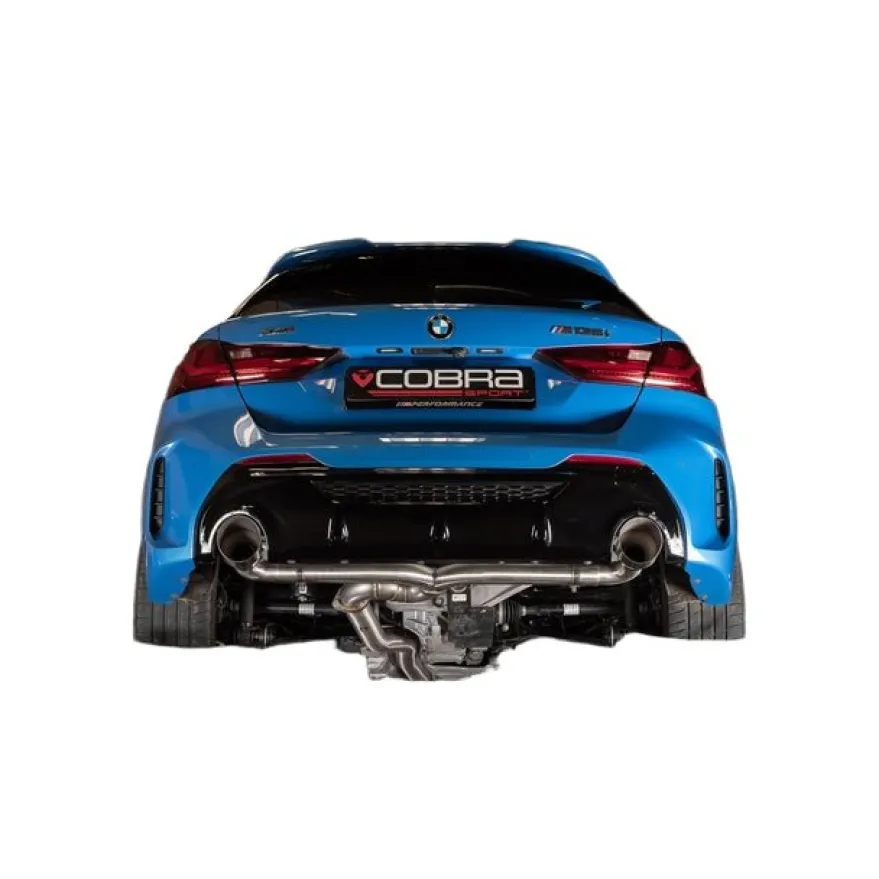 BMW M135i (F40) 2019+ GPF Back Race Sportavgassystem (Tillval Avgasventil) Cobra Sport