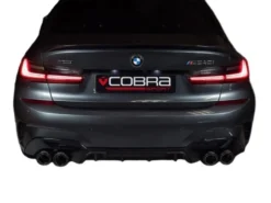 BMW M340i G20 2019+ Valved GPF/PPF Back Sportavgassystem Quad Utblås Cobra Sport
