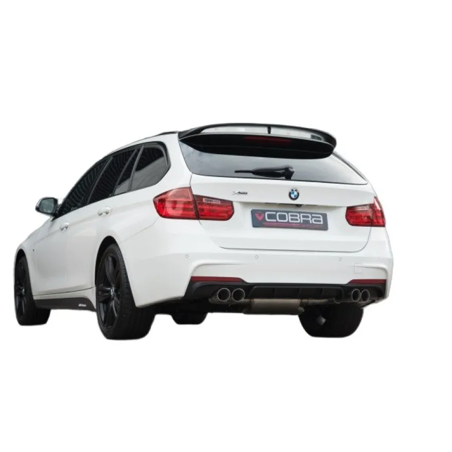 BMW 3-Serie (F30, F31) Sedan & Touring M-Sport Diffuser för Quad-Utblås Cobra Sport