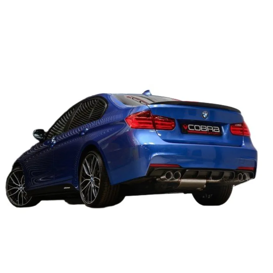 BMW 3-Serie (F30, F31) Sedan & Touring M-Sport Diffuser för Quad-Utblås Cobra Sport