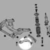 BMW 5-Serie GT F07 / 7-Serie F01/F02 Främre Nedre Främre Länkarmar (Endast RWD) Hardrace