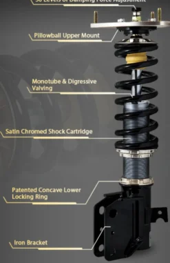 BMW 6-SerienE63/E64 03-10 Coilovers BC-Racing DS Typ DS