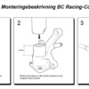 BMW 5-Serien E34 89-96 55mm Fjäderben Fram (Svetsas) Coilovers BC-Racing BR Typ RA