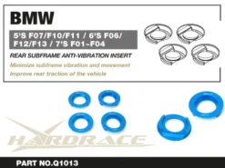 BMW 5 Series / 6 Series / 7 Series 2008-2018 Bakre Subframe Anti-vibration Inserts Hardrace