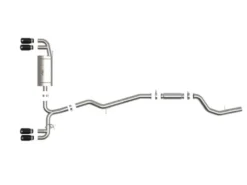 BMW Z4 2019-2024 (G29) 3.0L B58 M40i MACH Force-Xp 3in to 2-1/2in SS Cat-Back Sportavgassystem aFe Power - Kolfiber Utblås