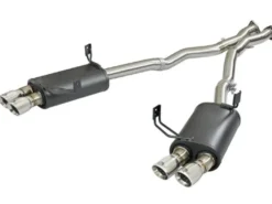 BMW Z4 M (E85/86) 2006-2008 3.2L S54 MACH Force-Xp 2-1/2in 304 SS Cat-Back Sportavgassystem aFe Power - Polerade Utblås