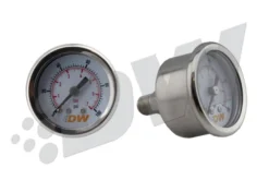 Bränsletrycksklocka 1/8 NPT / 0-100 psi / 1.5'' diameter Deatschwerks