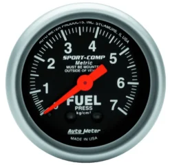 Bränsletrycksmätare 52mm 7.0KG/CM2 (Mekanisk) SPORT-COMP