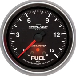 Bränsletrycksmätare 66.7mm 15PSI (Digital Stepper-motor) SPORT-COMP II