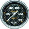Bränsletrycksmätare 66.7mm 100PSI (Digital Stepper-motor) CARBON FIBER