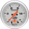 Bränsletrycksmätare 52mm 15PSI (Digital Stepper-motor) Ultra-Lite