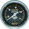 Bränsletrycksmätare 66.7mm 0-15PSI (Mekanisk) CARBON FIBER