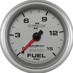 Bränsletrycksmätare 66.7mm 15PSI (Mekanisk) ULTRA-LITE II