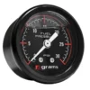 Bränsletrycksmätare 0-30psi - Svart Grams Performance