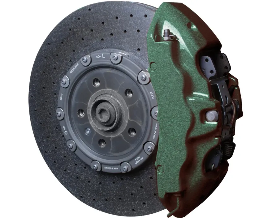 Bromsoksfärg Grön ''Green Hell Metallic'' Foliatec