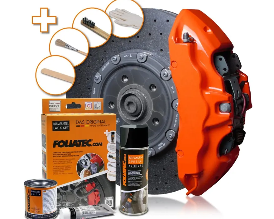 Bromsoksfärg Orange Foliatec
