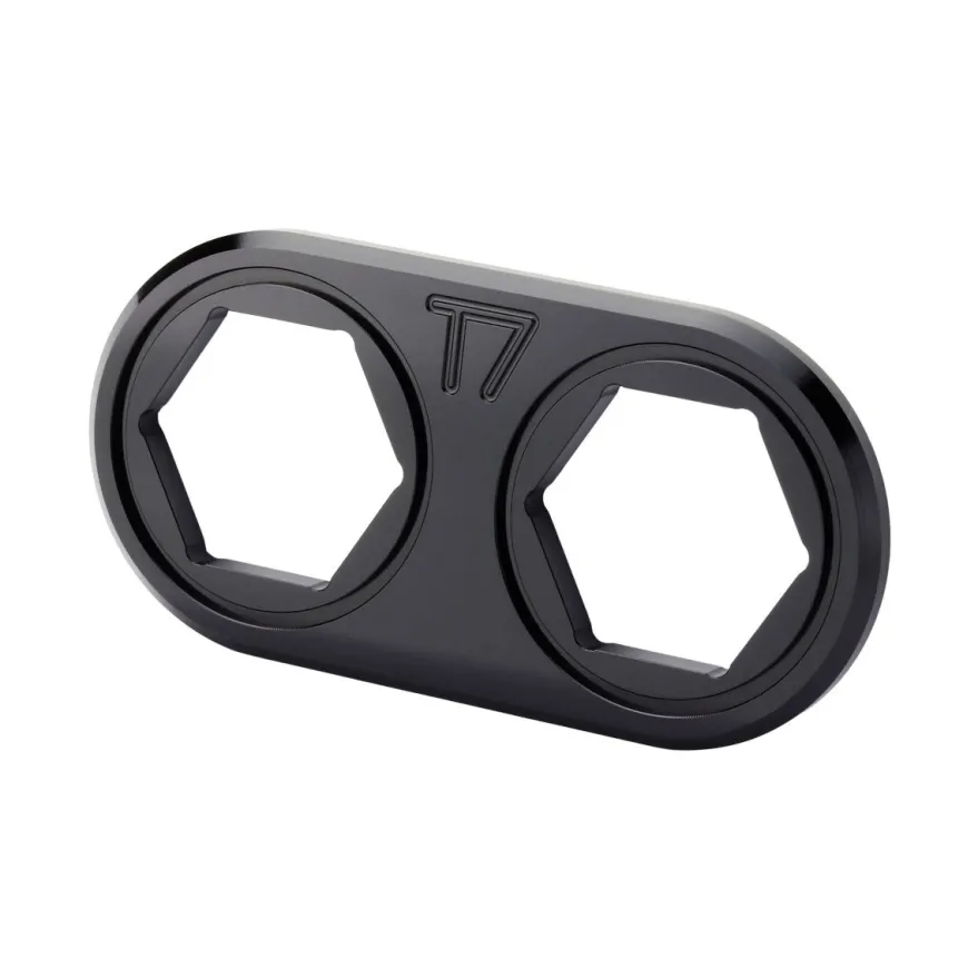 Bulkhead Plåtkit - Dubbel, Bakplatta & O-ringar - SvartT7 Design