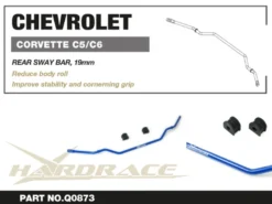Chevrolet CHEVROLET CORVETTE C5 97-04 / C6 05-13 Bakre Krängningshämmare 19mm Hardrace