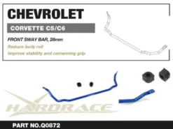 Chevrolet CHEVROLET CORVETTE C5 97-04 / C6 05-13 Främre Krängningshämmare 28mm Hardrace