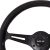 Classic Träratt 350mm 3-ekrad Svart Centrum Svart Ratt NRG