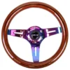 Classic Träratt Svart Linje 310mm 3-ekrad Neo-chrome Centrum NRG