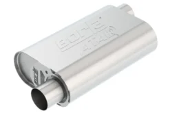 Crate Ljuddämpare Chevrolet Small Block 350 / 383 / 406 CID V8 High Output 2.5'' Offset Inlopp / 2.5'' Offset Utlopp ATAK Borla