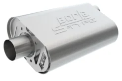 Crate Ljuddämpare Chevrolet Small Block 350 / 383 / 406 CID V8 High Output 3'' Offset Inlopp / 3'' Center Utlopp S-Type Borla