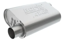 Crate Ljuddämpare Chevrolet Small Block 350 / 383 / 406 CID V8 High Output 3'' Offset Inlopp / 3'' Offset Utlopp ATAK Borla