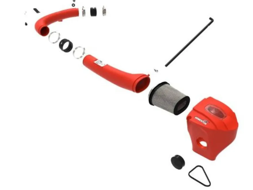 Dodge Challenger/Charger/Chrysler 300 2011-2023 V6-3.6L Insugskit Sportluftfilter Momentum GT Pro DRY S aFe Power - Röd