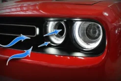 Dodge Challenger 2015-2023 V6-3.6L/V8-5.7L/6.4L/6.2L (sc) HEMI Luftstyrning aFe Power - Kolfiber