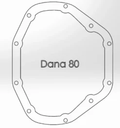 Dodge Diesel Pick-Up 5.9L (td) 1994-2002 / Ford F-350/F-450 SD 1999-2007 Bakre Diffkåpa aFe Power - Machined