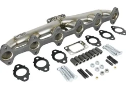 Dodge Diesel Pick-up 1998.5-2002 5.9L (td) Twisted Steel Header Turbo Grenrör (T3) aFe Power